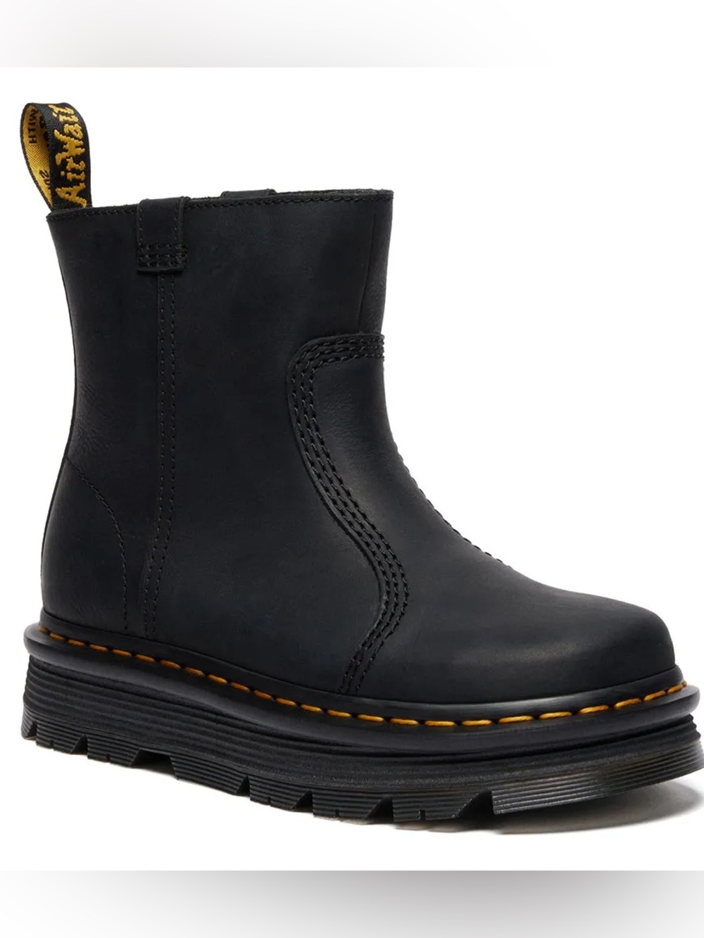 Dr Martens women’s Zebzag Rigger booties